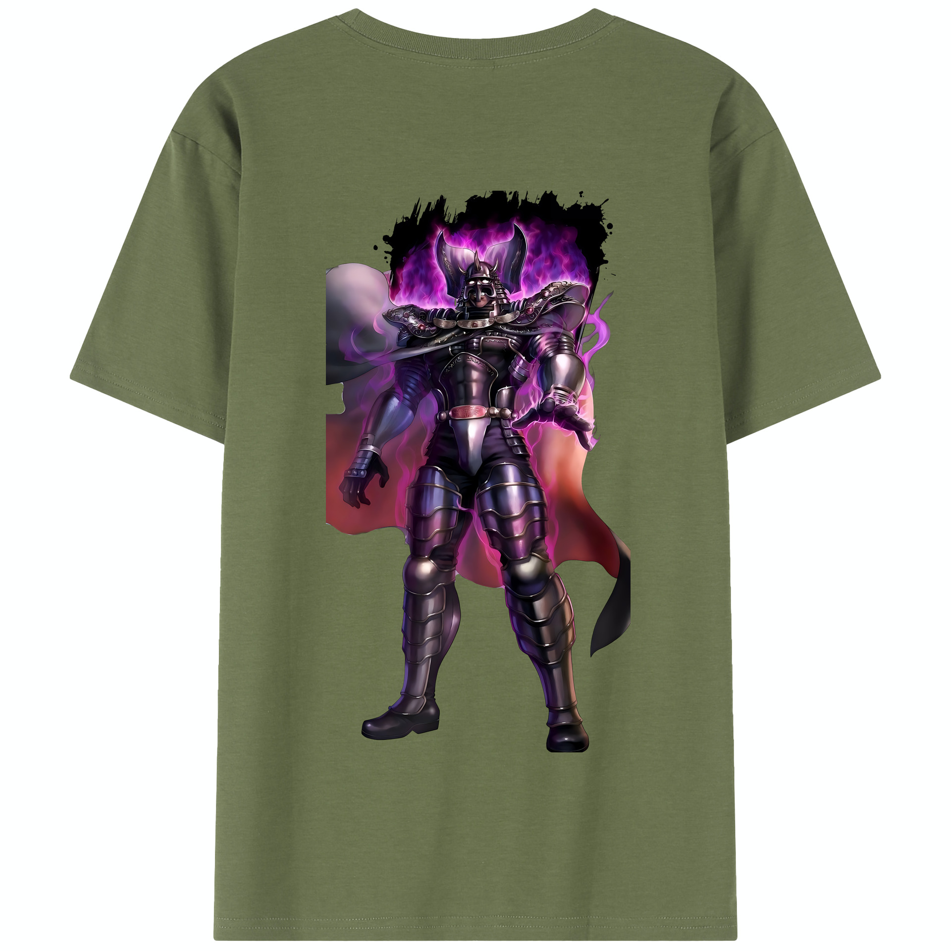 （画像用） 北斗の拳 Fist of the North Star 綿100％半袖Tシャツ（背面プリント）